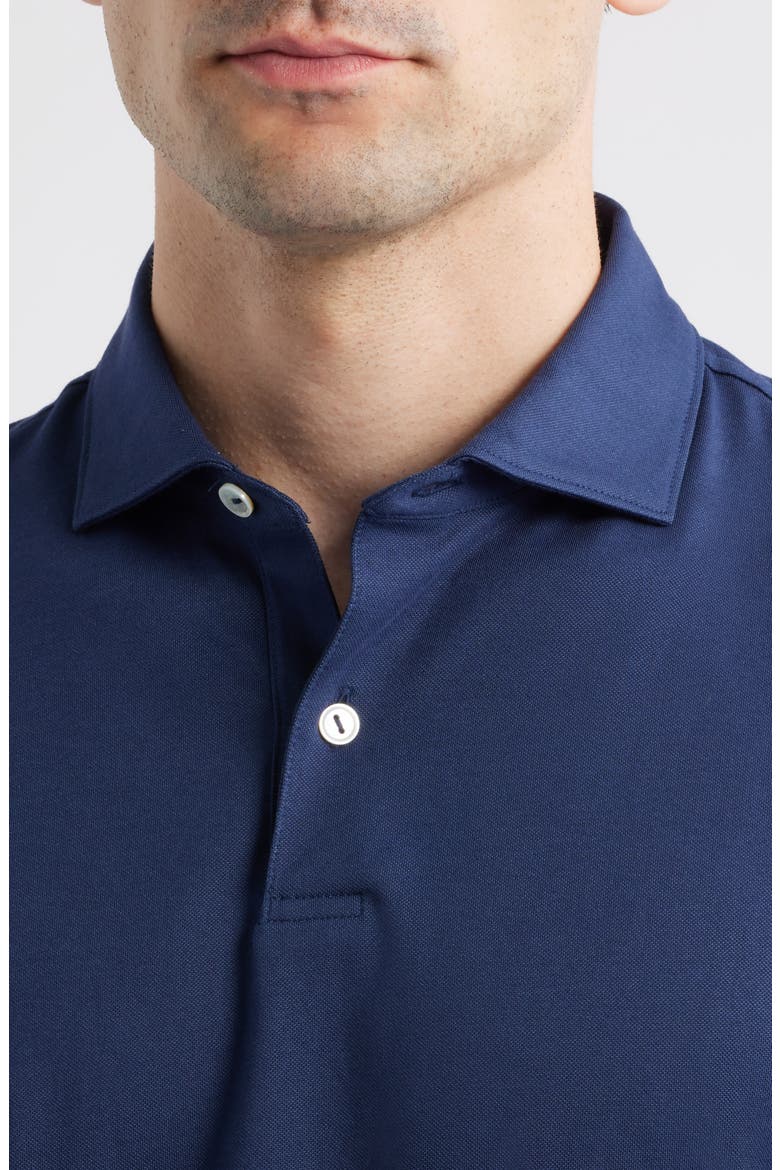 Crown Crafted Albatross Pima Cotton Blend Polo, Alternate, color, NAVY