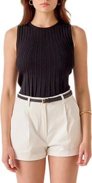 MARSY Sleeveless Knit Top