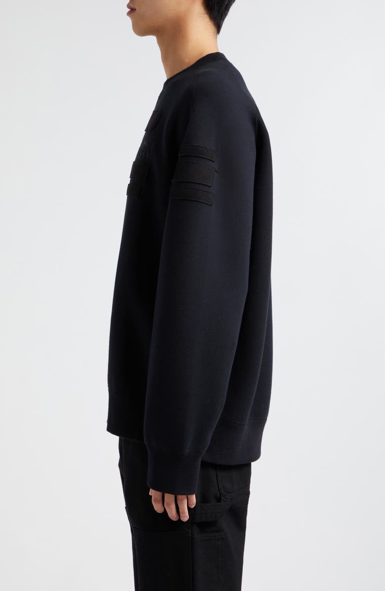 Sacai AMG Patch Cotton Blend Sweatshirt, Alternate, color,