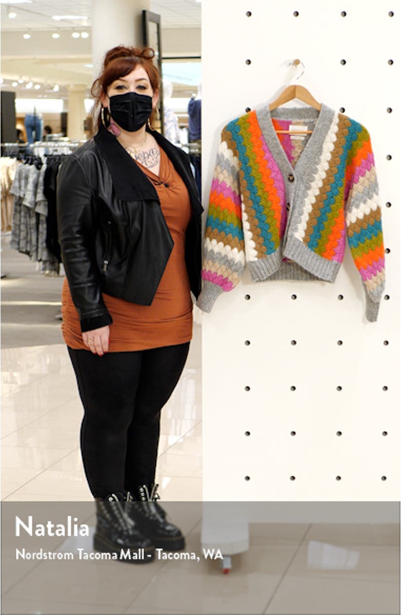 Charlie Chevron Stripe Cardigan, sales video thumbnail
