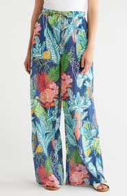 Tori Richard Enchanting Evelyn Wide Leg Cotton Pants