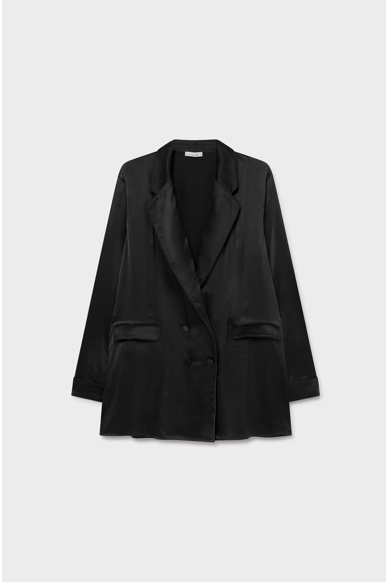 RELAXED BLAZER BLACK, Alternate, color, BLACK