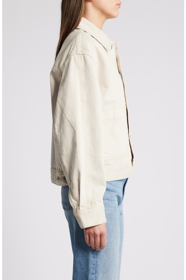 Genni Denim Jacket, Alternate, color, SULFUR DESERT ROCK