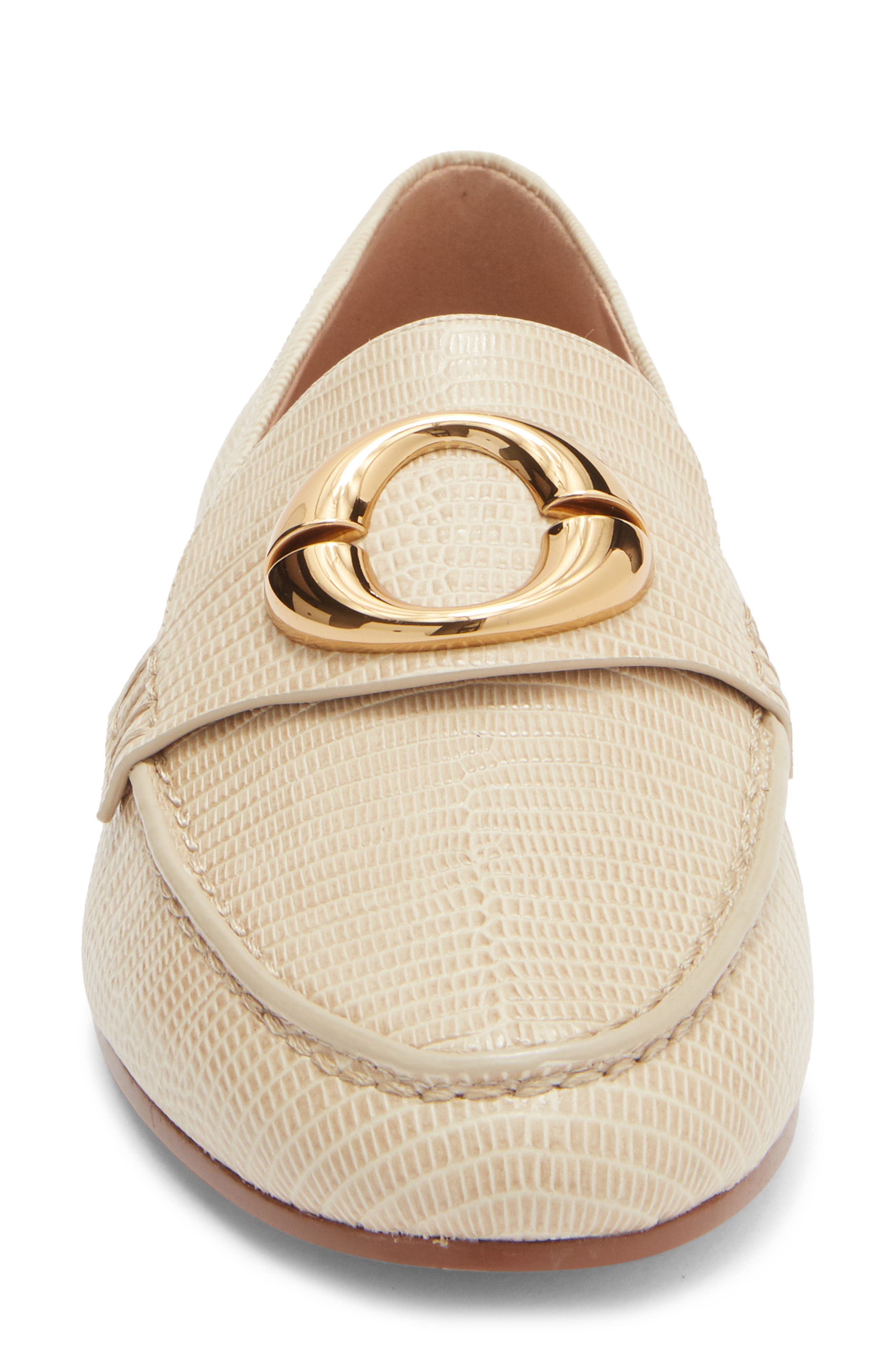 Skylar Loafer, Alternate, color, OAT LIZARD PRT LEATHER