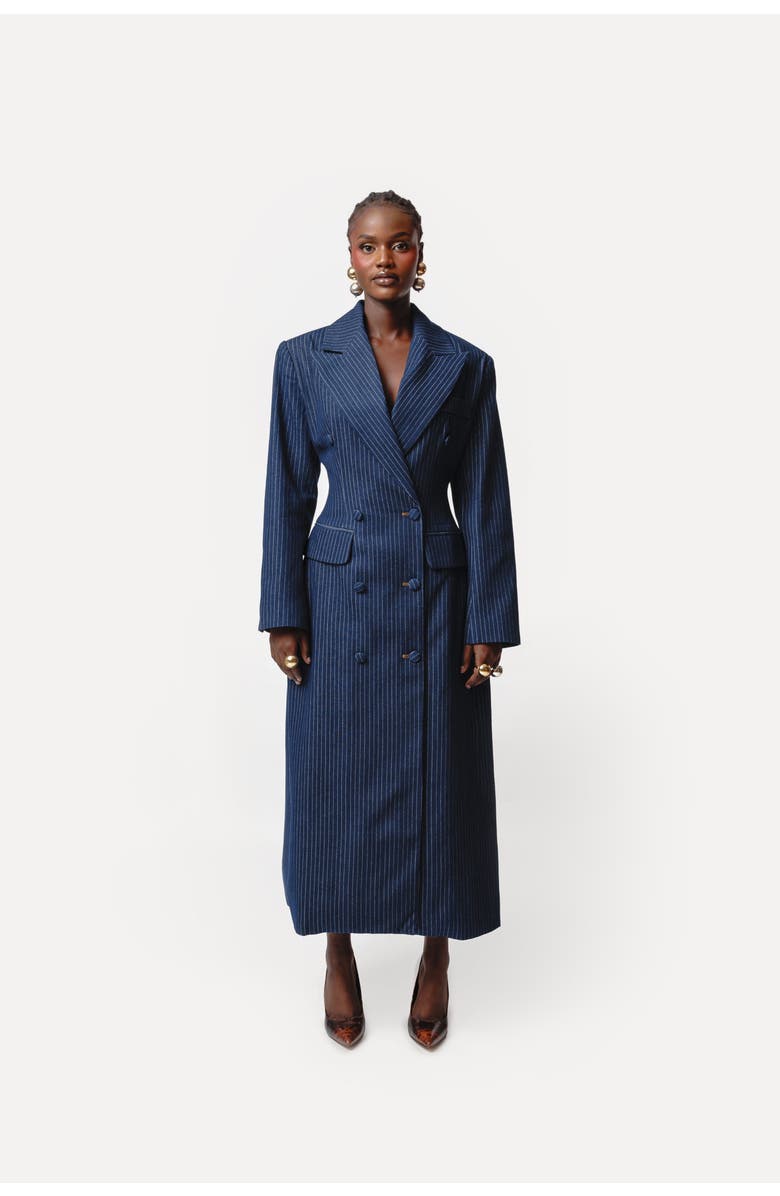 OFUURE Eden Long Jacket, Alternate, color, Denim
