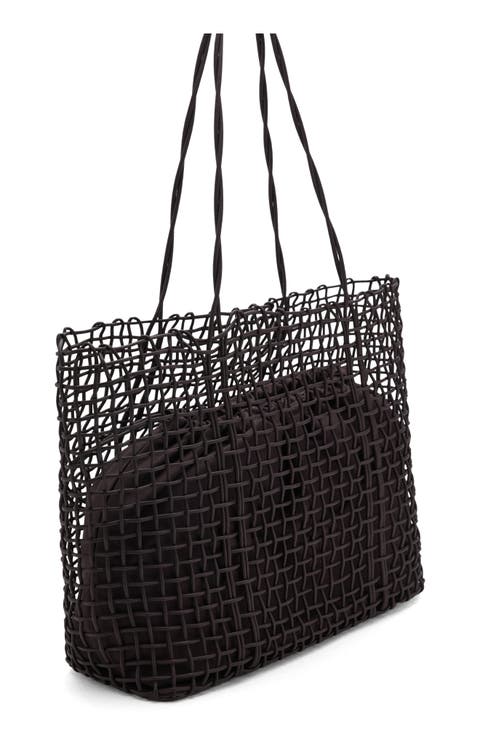 Woven Shopper Tote