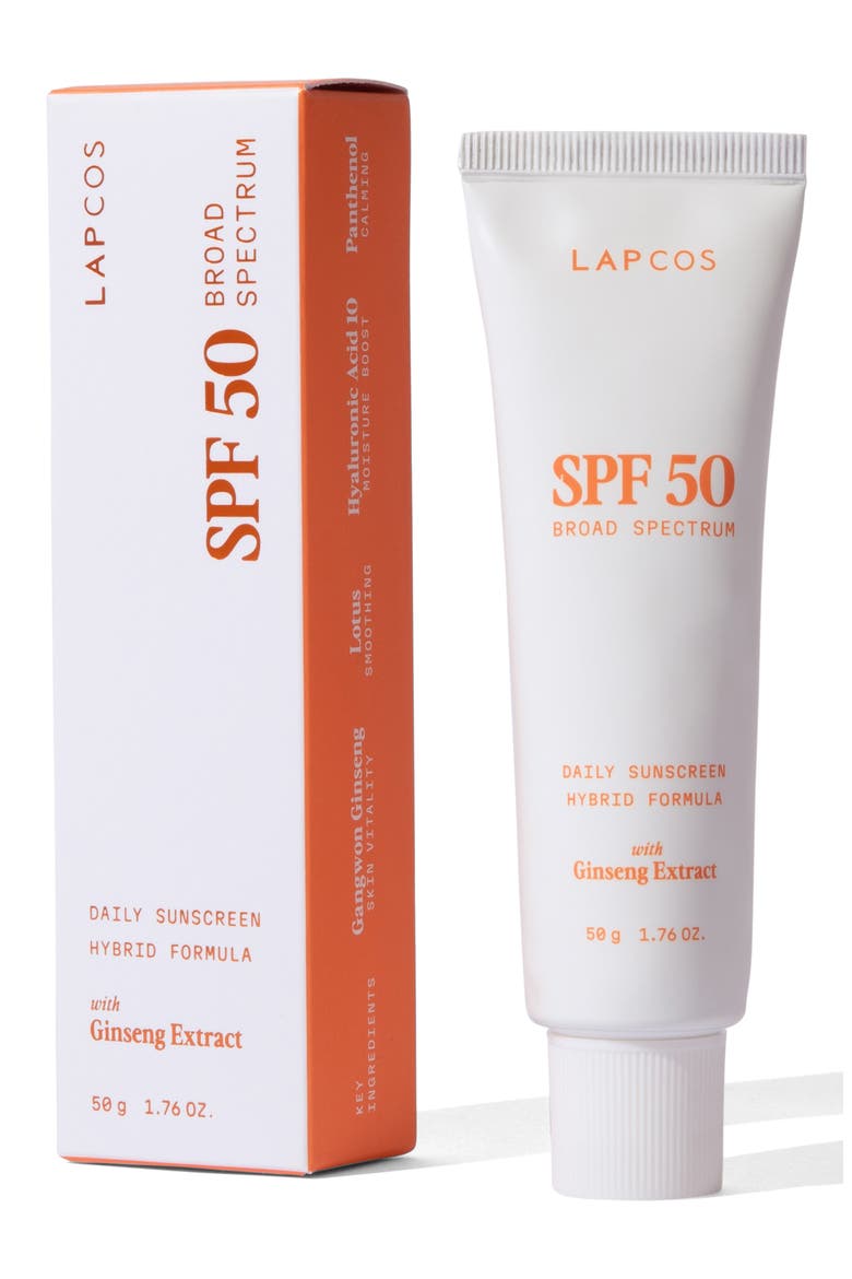 Daily Sunscreen SPF 50 Hybrid Formula, Main, color, WHITE