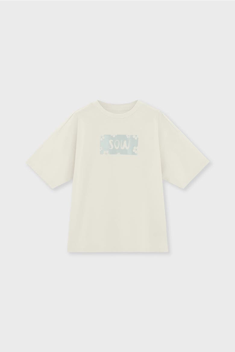 Relaxed Organic Cotton T-Shirt, Main, color, Off White