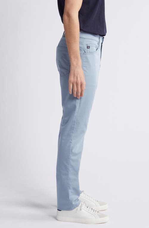 Ag Everett Commuter Performance Slim Straight Sateen Pants In Smoky Sapphire