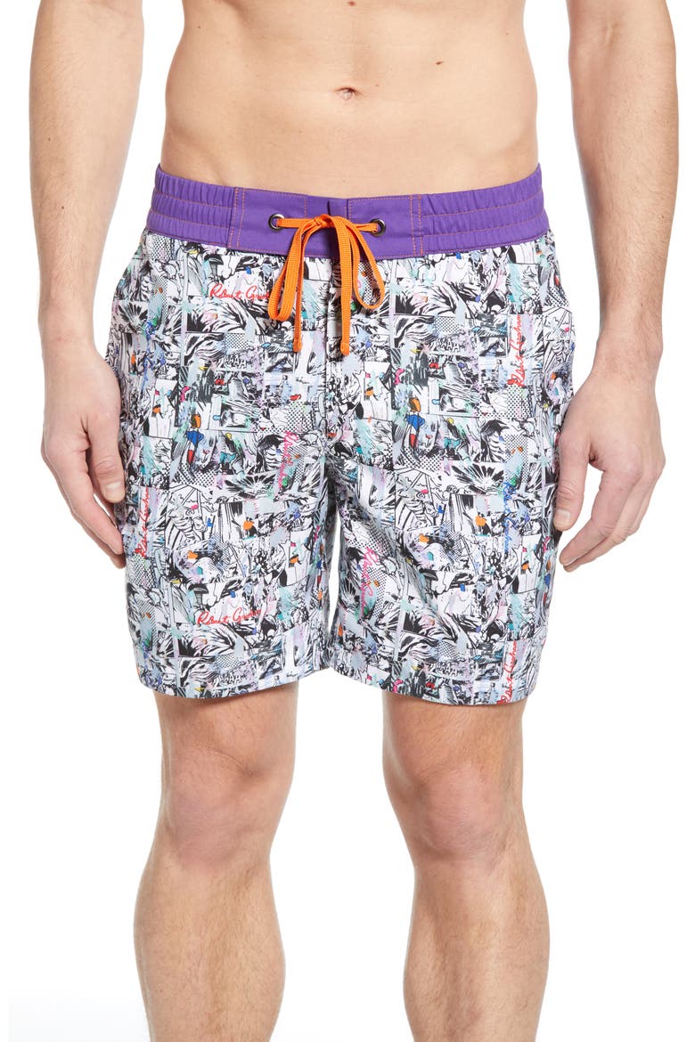 Carras Board Shorts, Main, color, MULTI
