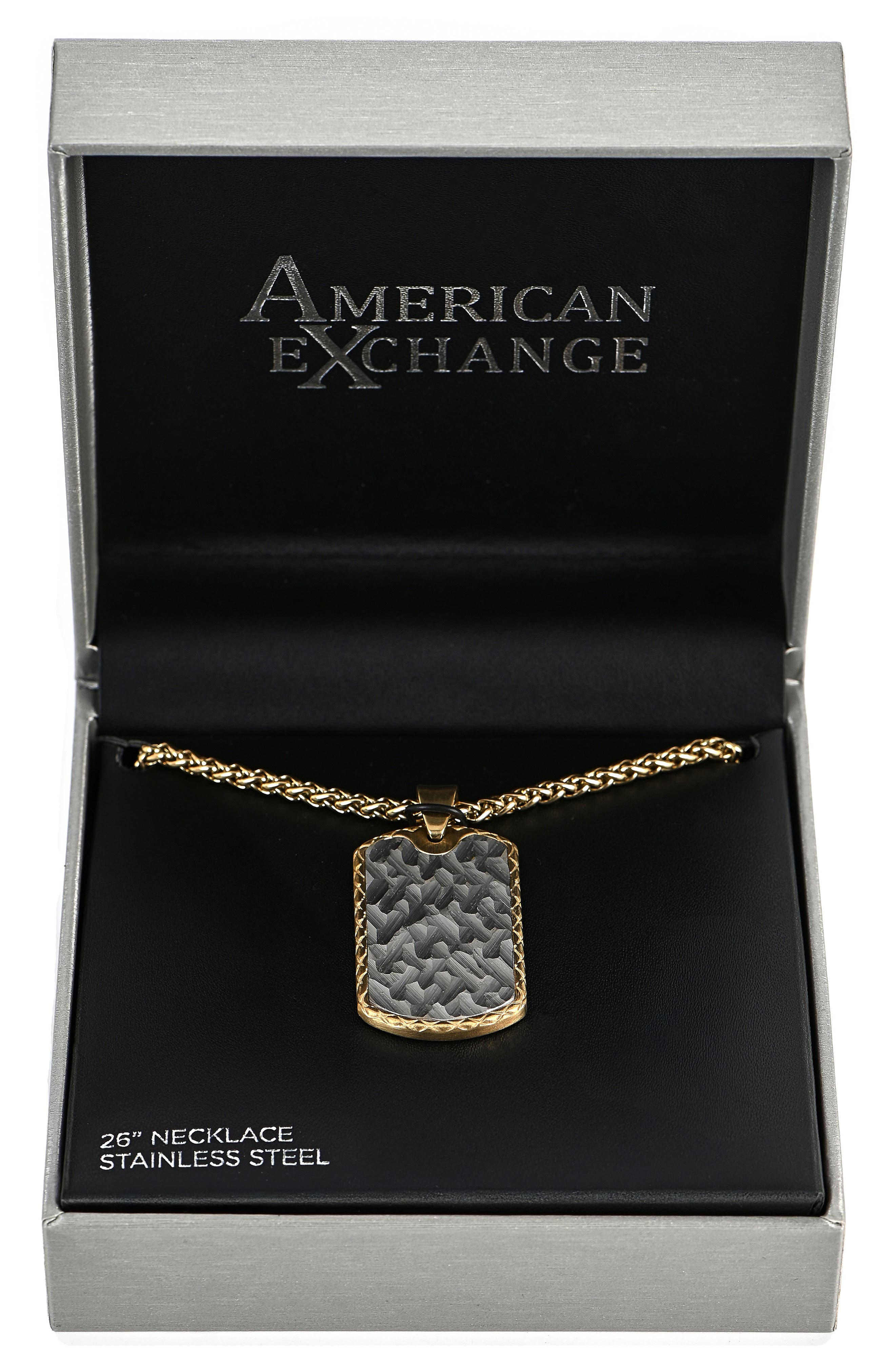 Men's Siviglia Dog Tag Pendant Necklace