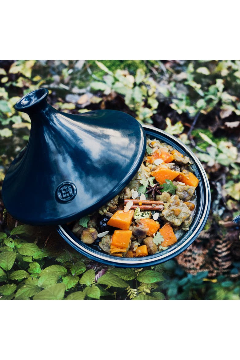 Flame Tagine, 3.7 Quart, Alternate, color, Ocean