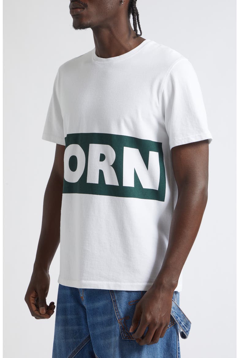 Porn Graphic T-Shirt, Alternate, color, WHITE/ GREEN