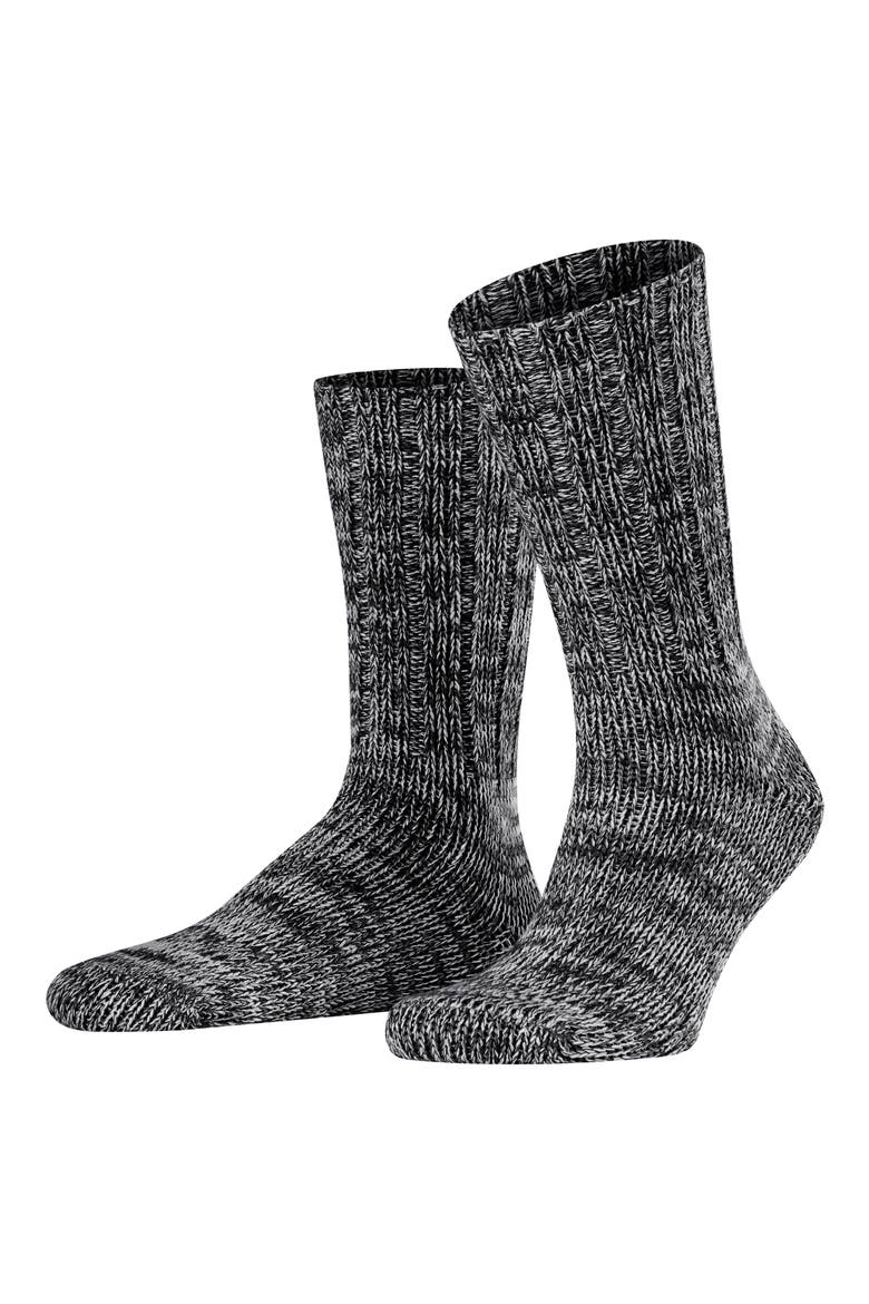 Brooklyn Rib Boot Socks, Alternate, color, BLACK