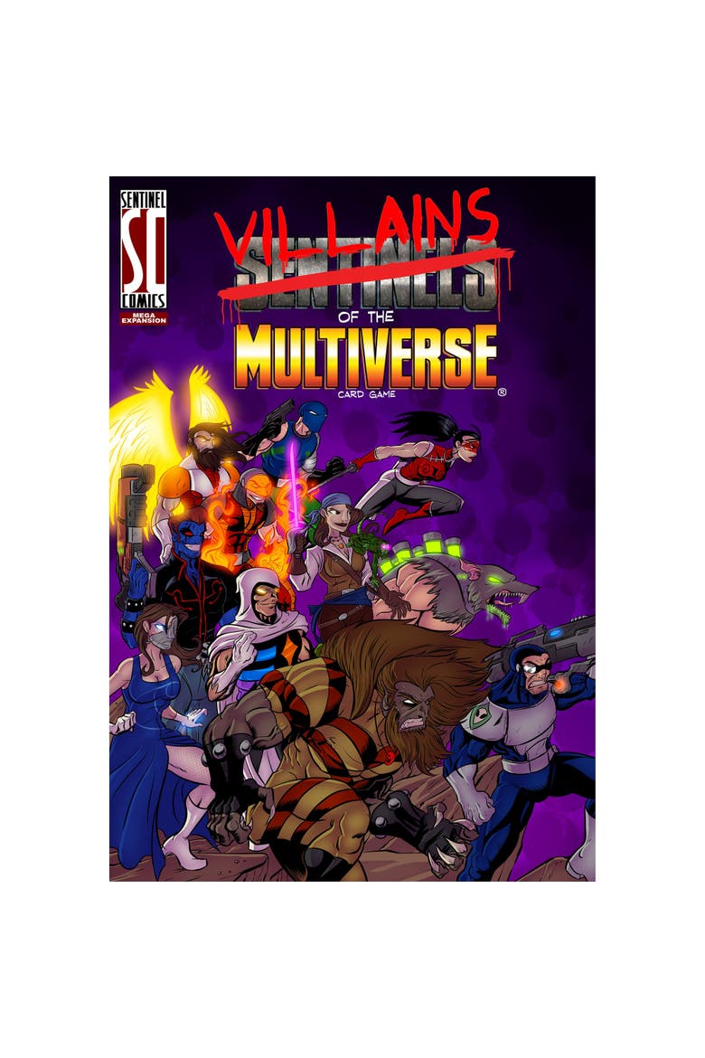 Villains Of The Multiverse Comic Book Game Card Game, Alternate, color, Multicolored