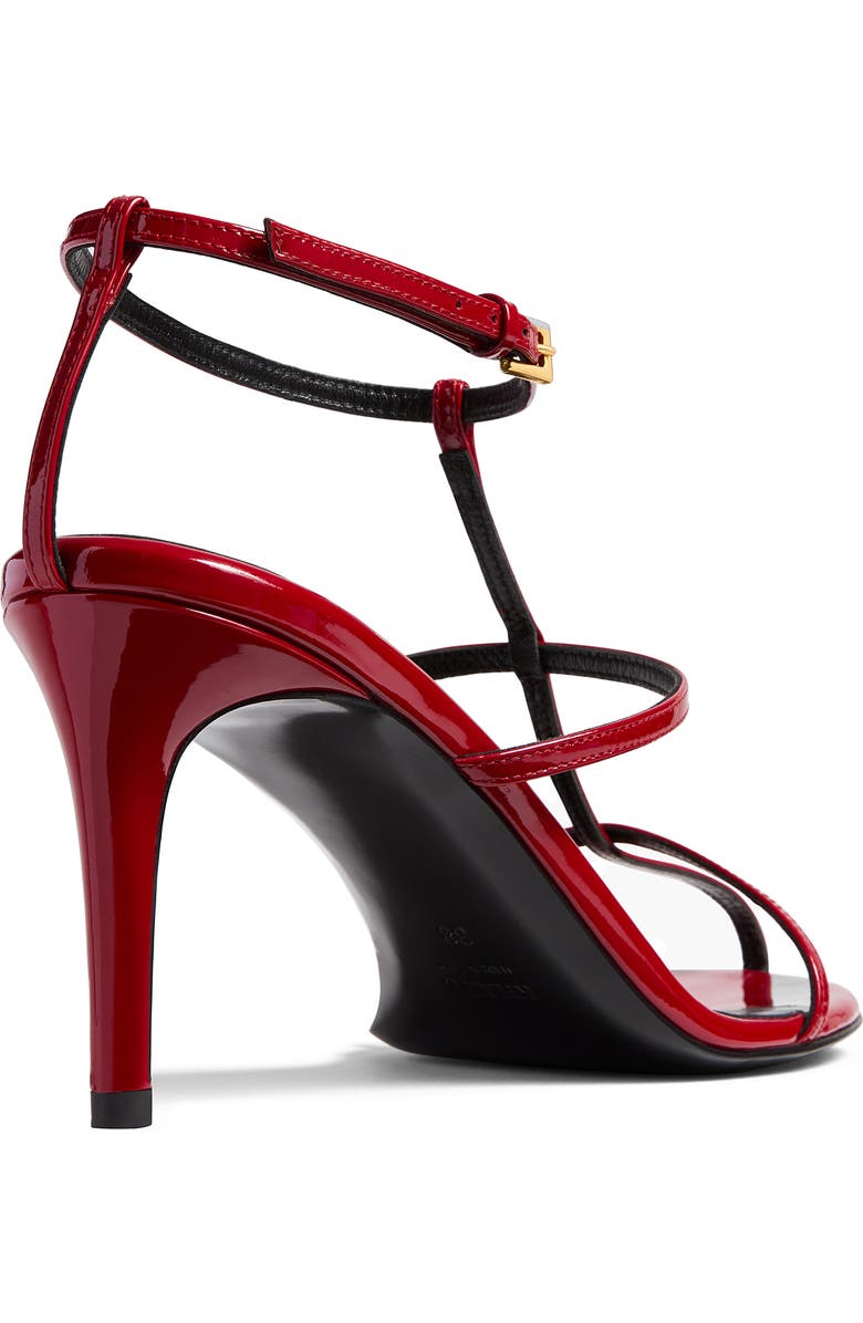 Khaite Cage Sandal, Alternate, color, Fire Red