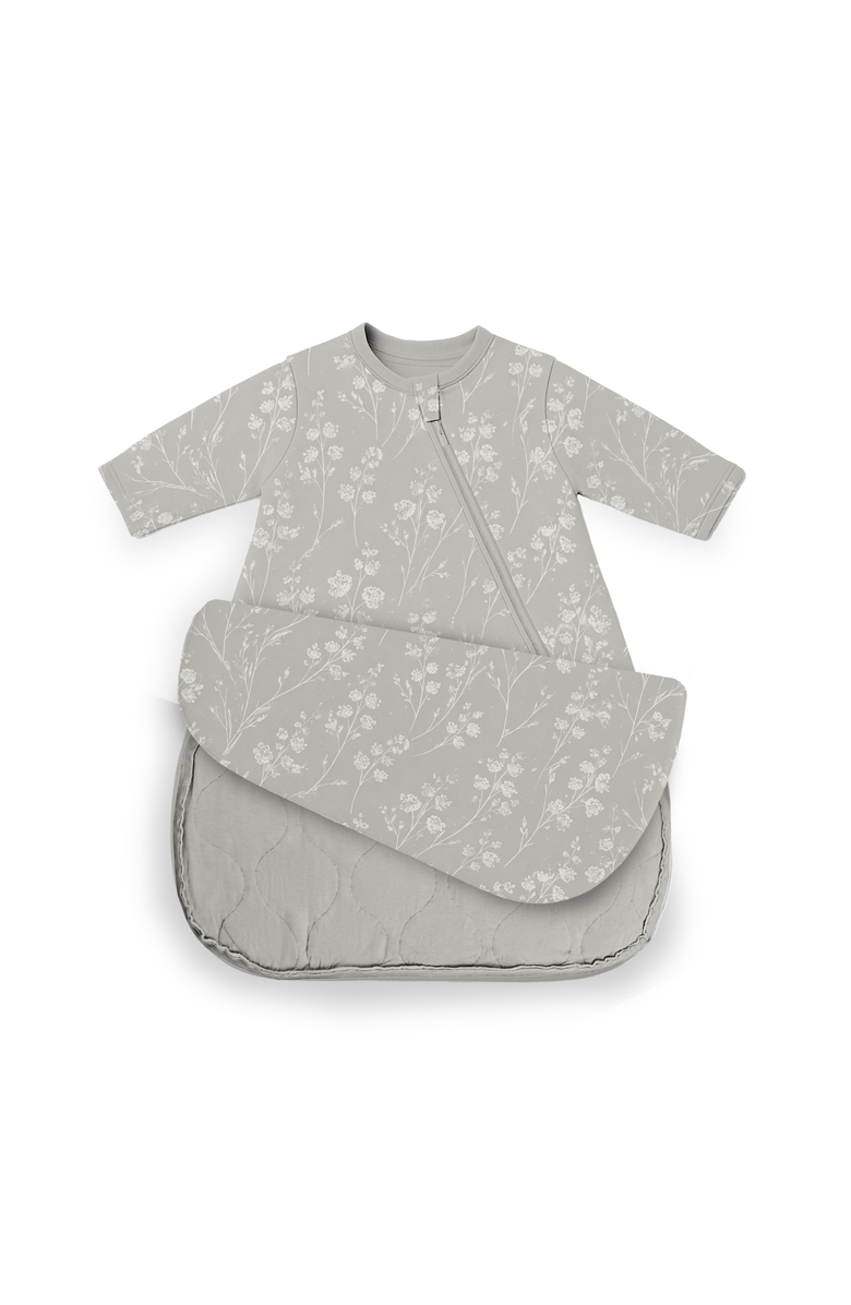 gunamuna Long Sleeve Transitional Swaddle Sleep Bag, 1.0 TOG - Baby, Main, color, Magnolia