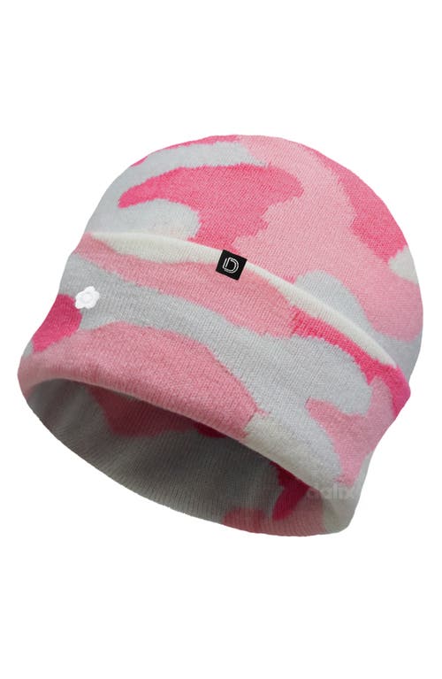 Dalix Lil Flower Beanie Cap In Pink