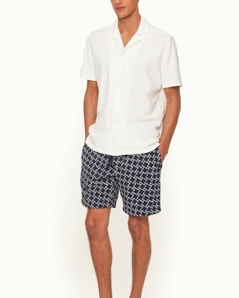 Trevone Towelling Classic-Fit Drawcord Sweat Shorts