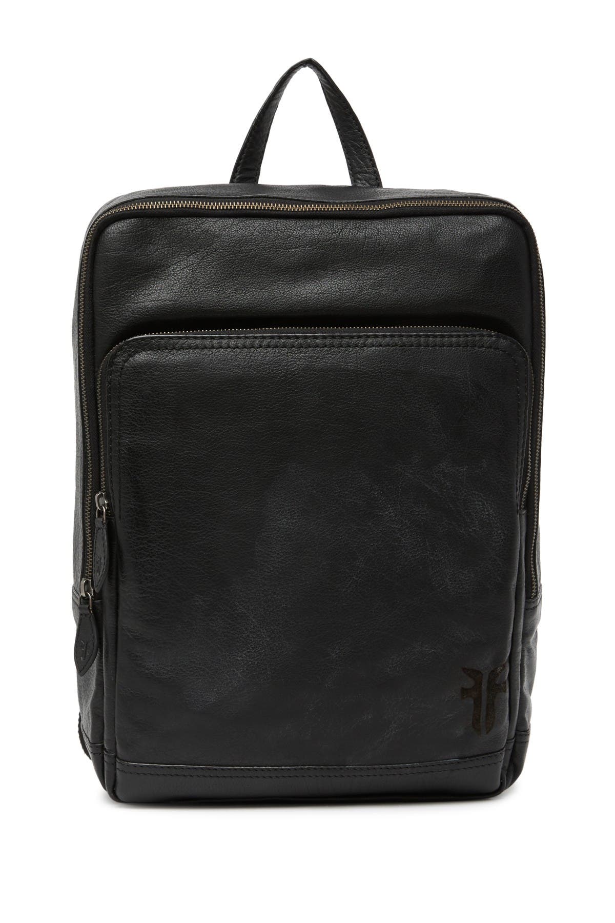 Frye Leather Backpack, Main, color, 