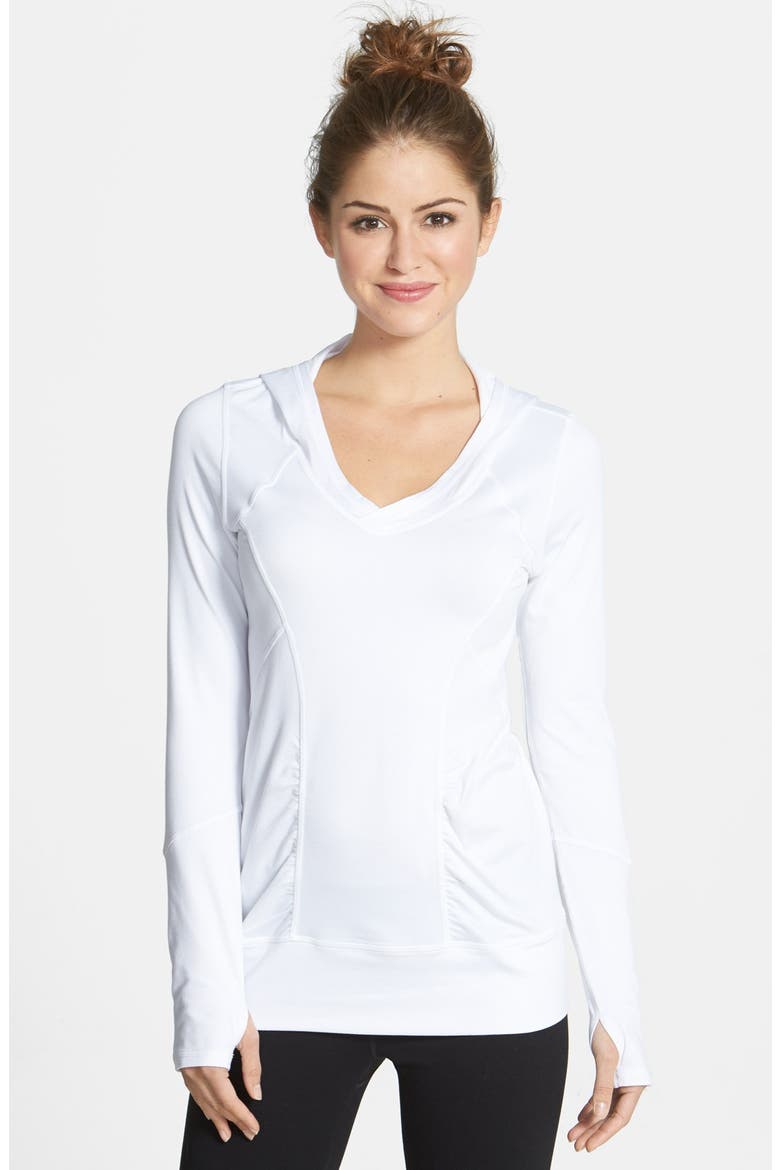 'Easy' Hooded Top, Main, color, WHITE