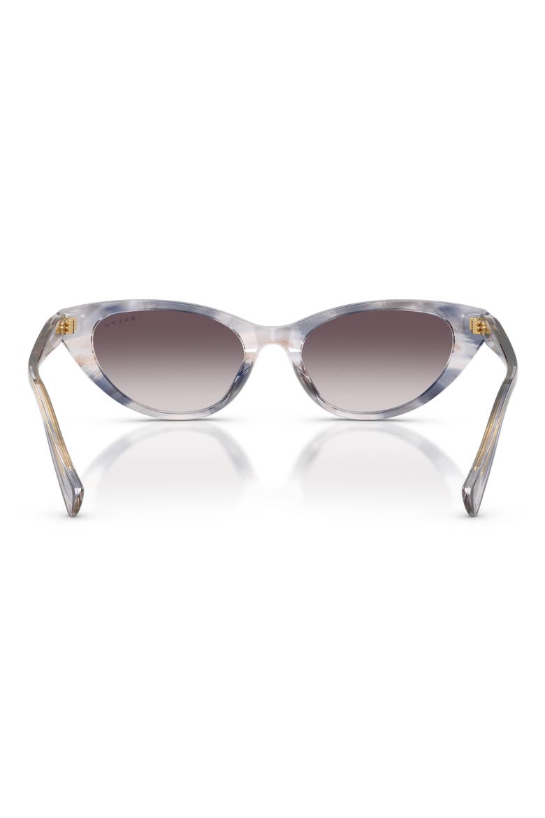 53mm Gradient Cat Eye Sunglasses, Alternate, color, STRIPED GREY / GREY GRADIENT