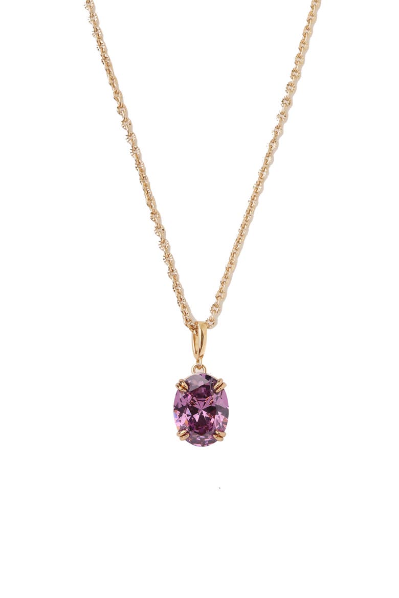 Grape Glow Pendant, Main, color, Purple & Gold
