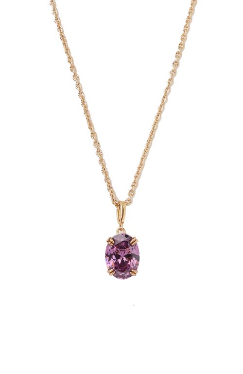 Rc Retro Chic Grape Glow Pendant In Gold