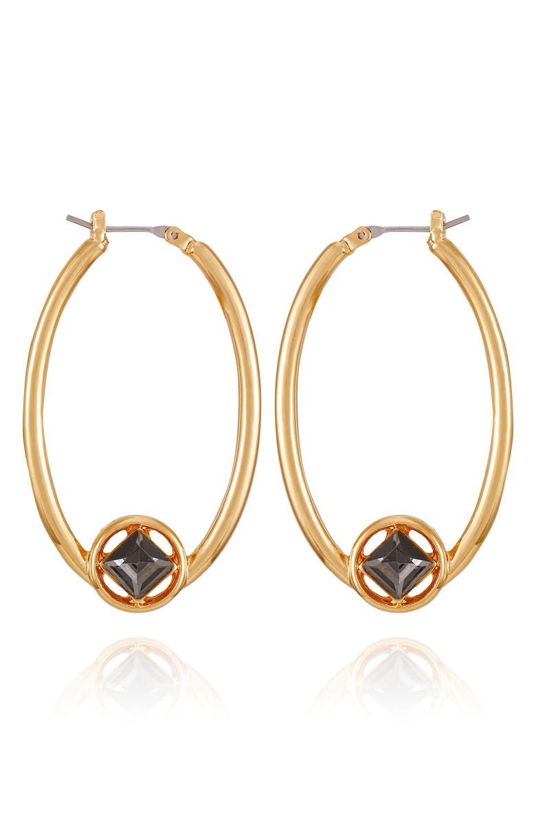 Vince Camuto Floating Square Drop Earrings, Main, color, Gold Tone