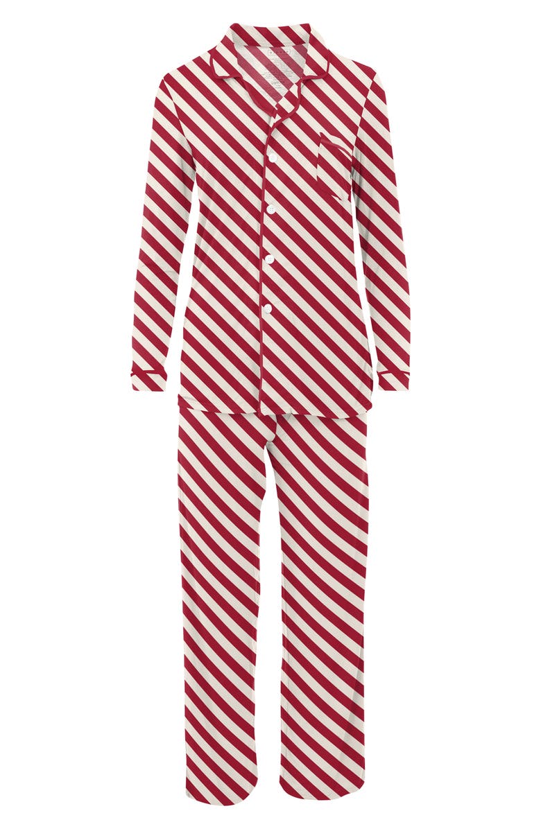 KicKee Pants Stripe Pajamas, Alternate, color, 