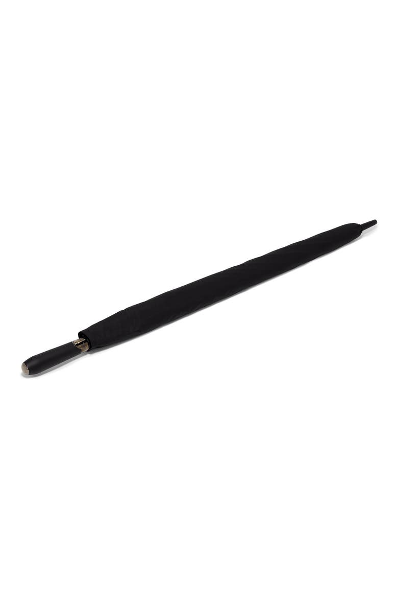 Large Auto Close Umbrella, Alternate, color, BLACK