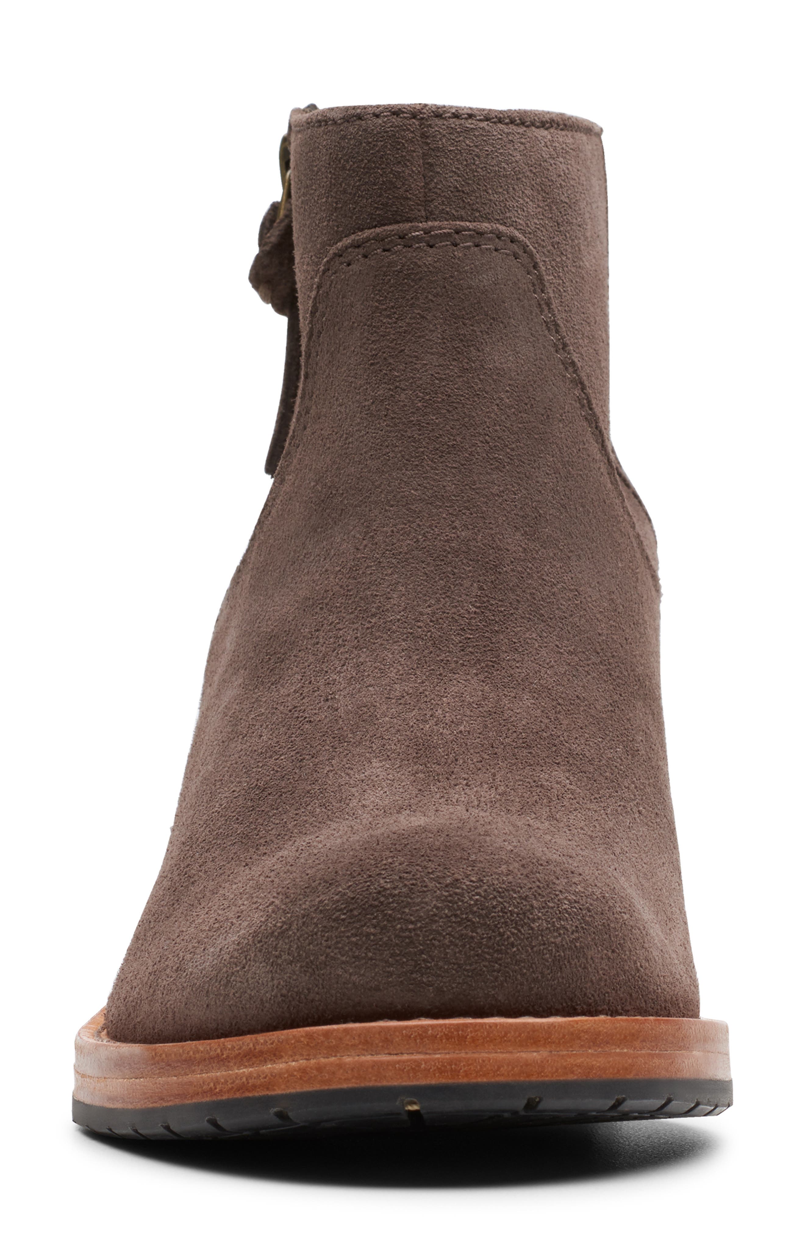 Clarkdale Dawn Bootie, Alternate, color, TAUPE SUEDE