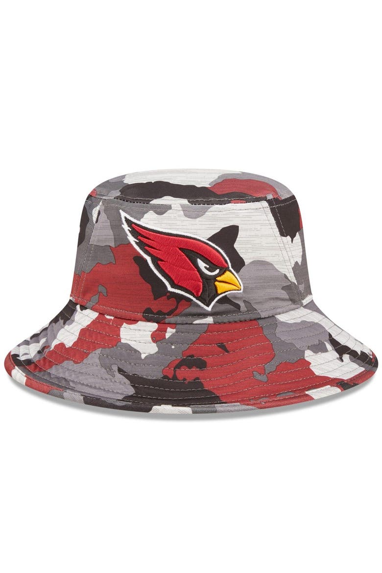 Men's New Era Camo Arizona Cardinals 2022 NFL Training Camp Official Bucket Hat, Alternate, color, Camo