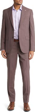 Ted Baker London Roger Extra Slim Fit Mini Houndstooth Wool Suit