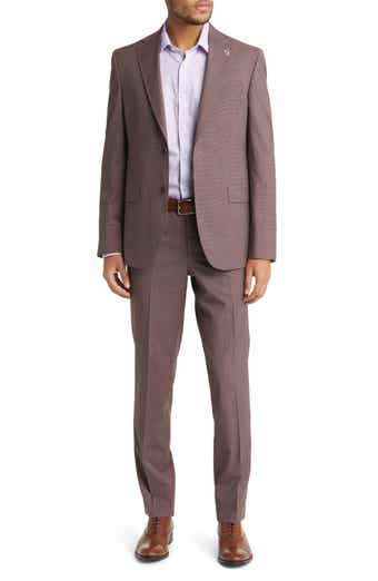 Ted Baker London Roger Extra Slim Fit Mini Houndstooth Wool Suit