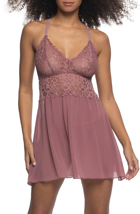 Renee Racerback Chemise and G-String Panties