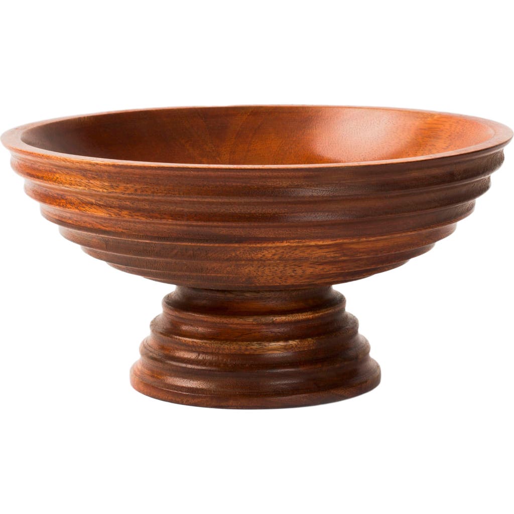 Mela Artisans Aranya Mangowood Fruit Bowl in Brown  product