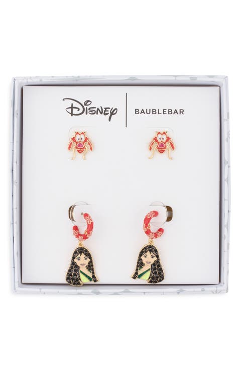 Disney Mulan and Mushu Earring Set