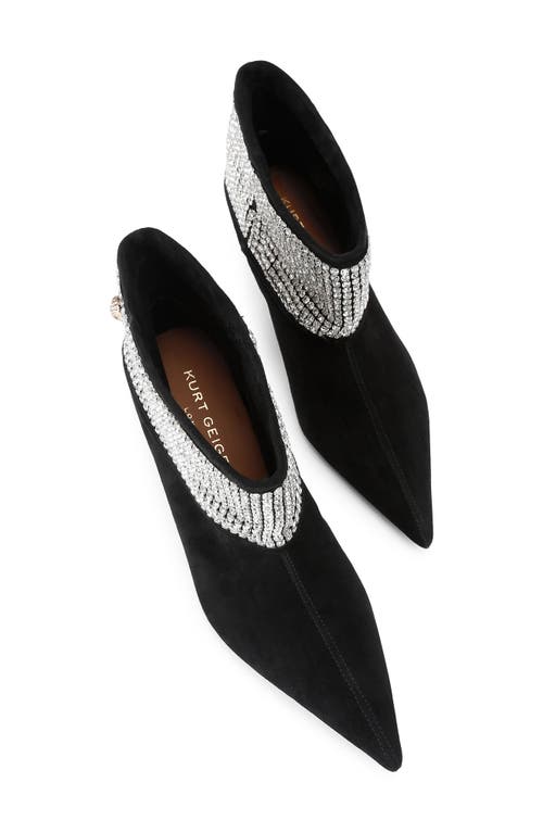 Kurt Geiger London Fold-over Embellished Bootie In Multi