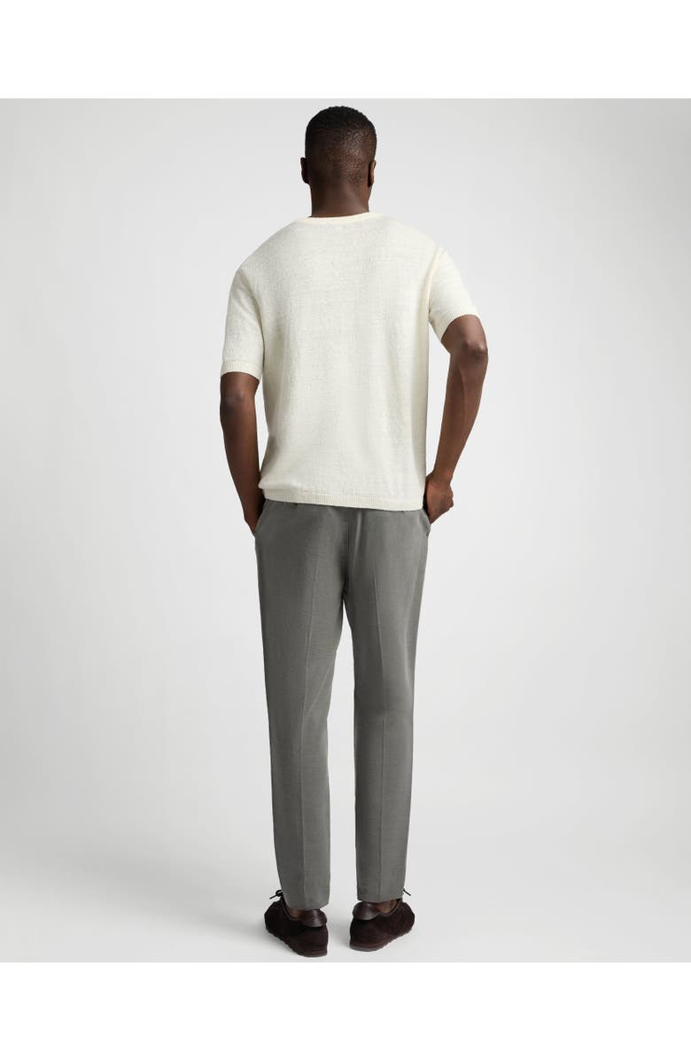 Onia Linen Knit T-Shirt, Alternate, color, Egret