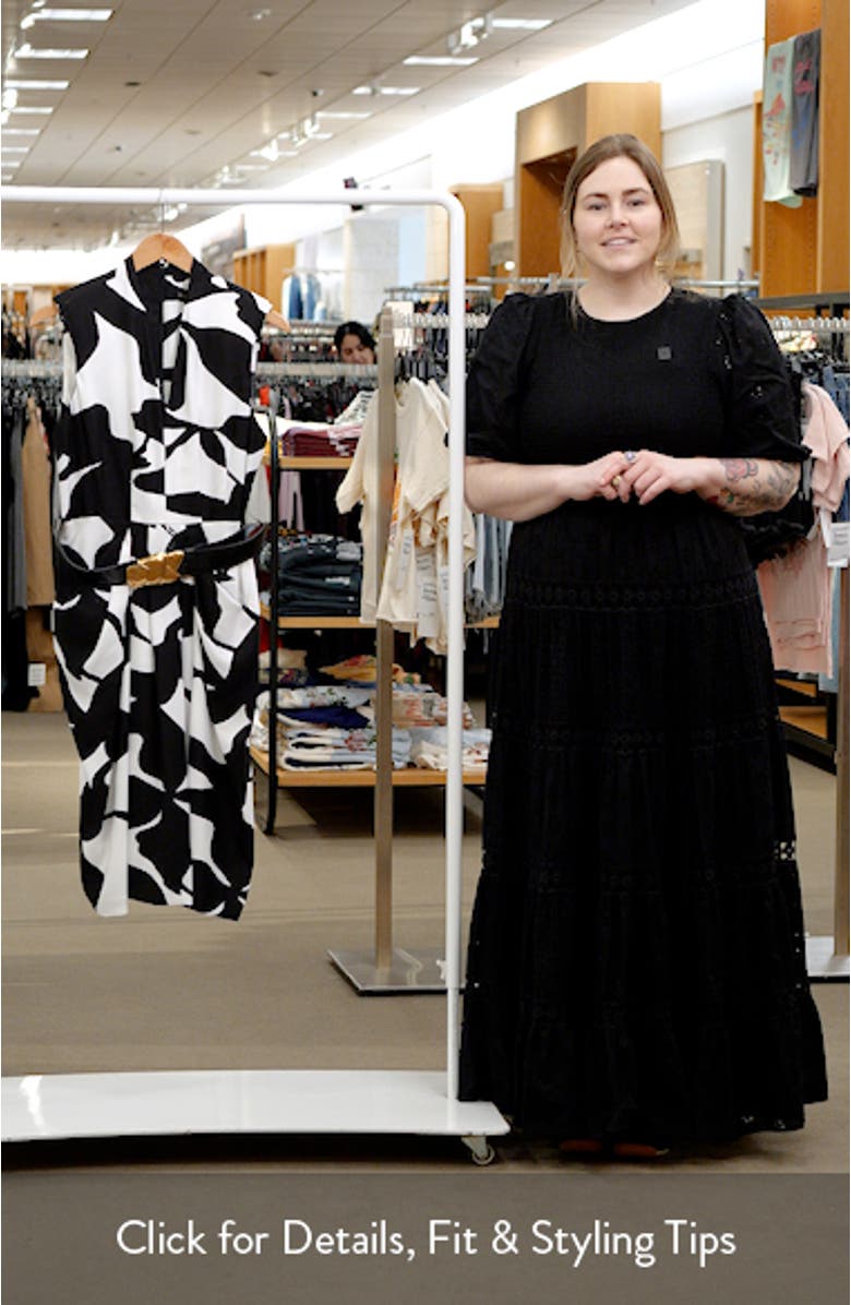 Belted Sleeveless Sheath Dress, sales video thumbnail