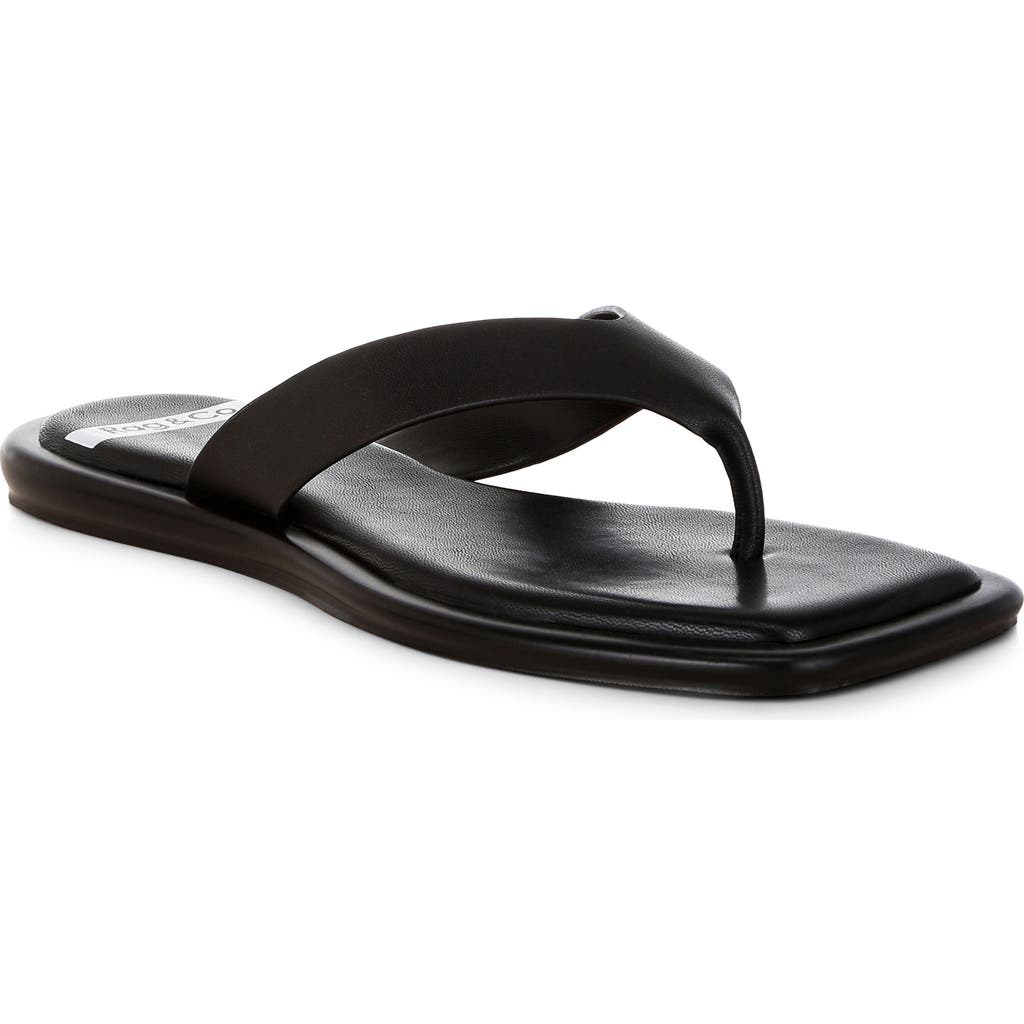 Rag & Co Makawi Flip Flop in Black at Nordstrom Rack, Size 6
