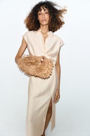 H&M Cutout Shirt Dress