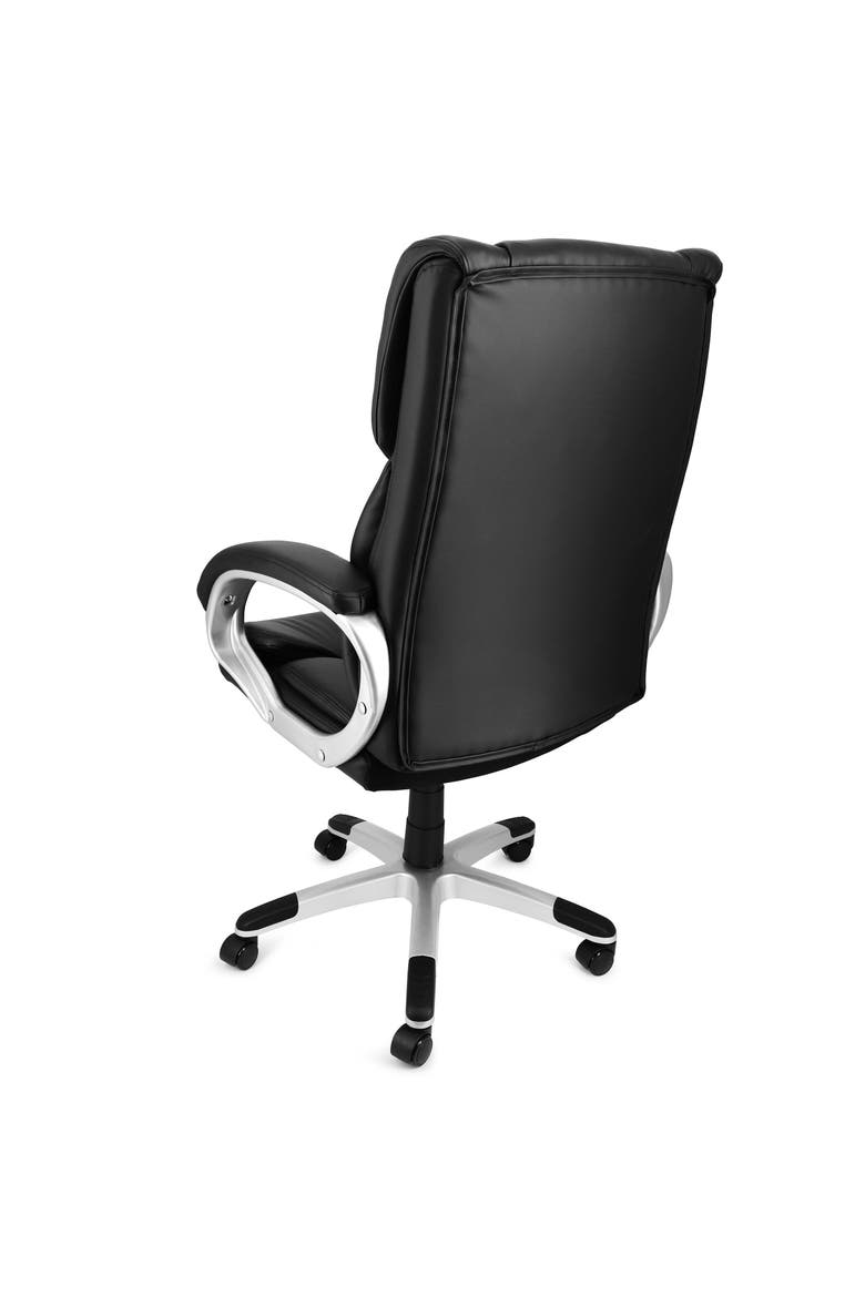 High Back Adjustable Office Chair, Alternate, color, Black