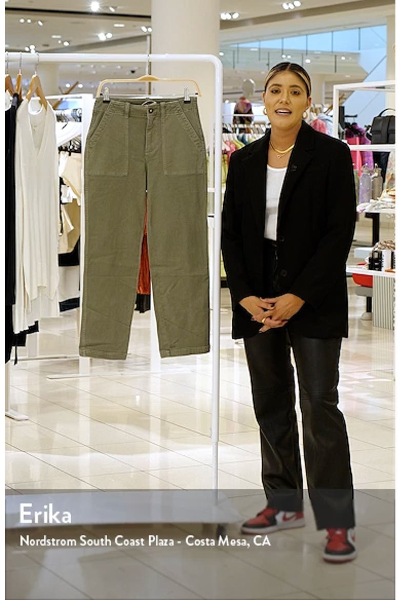 Organic Cotton Blend Utility Pants video