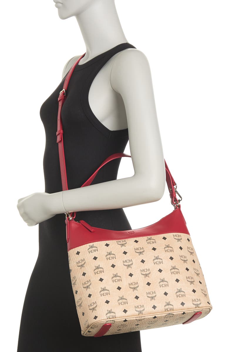 MCM Medium Hobo Bag, Alternate, color,