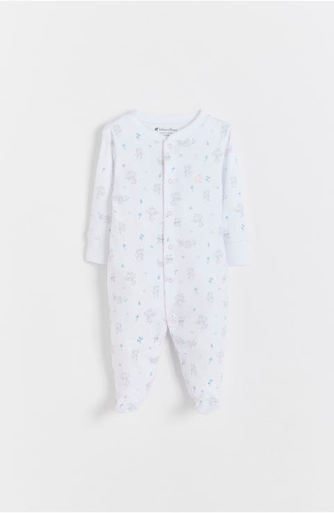 Little Panda Front-Snap Footie for Infant
