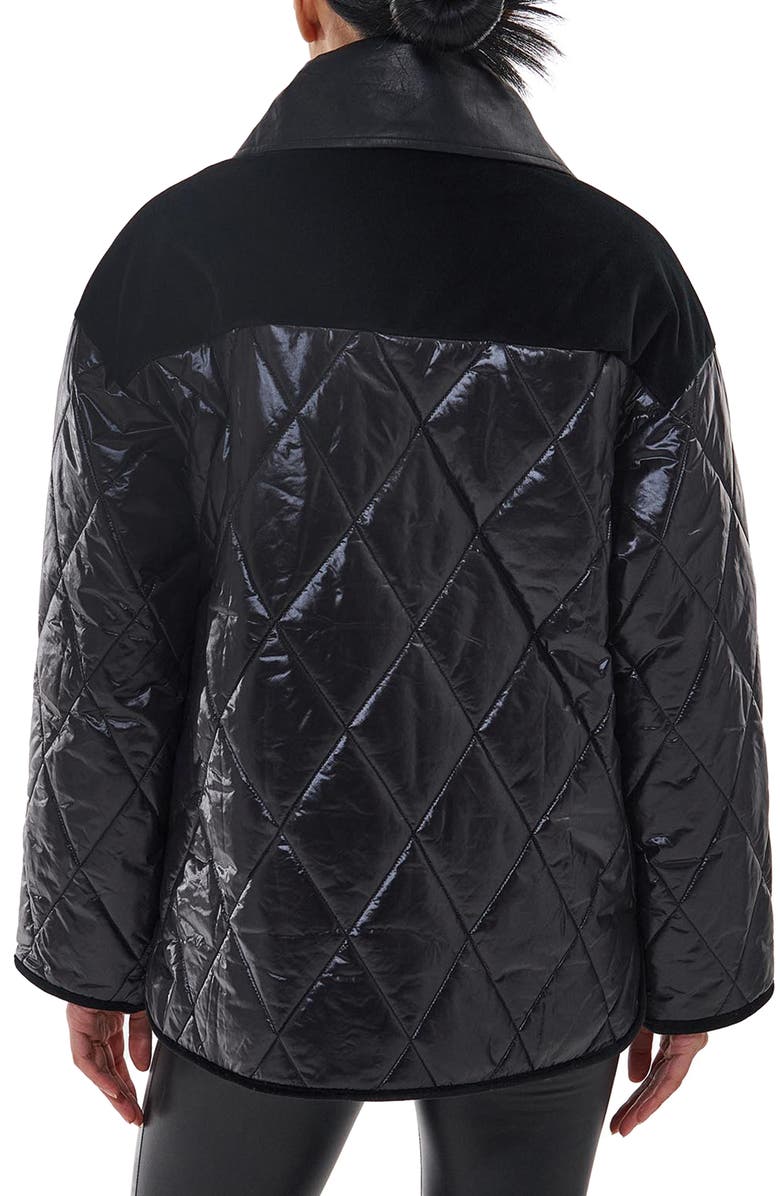 Barbour Premium Woodhall Quilted Zip-Up Jacket, Alternate, color, 