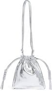 BCBG Drawstring Metallic Bag