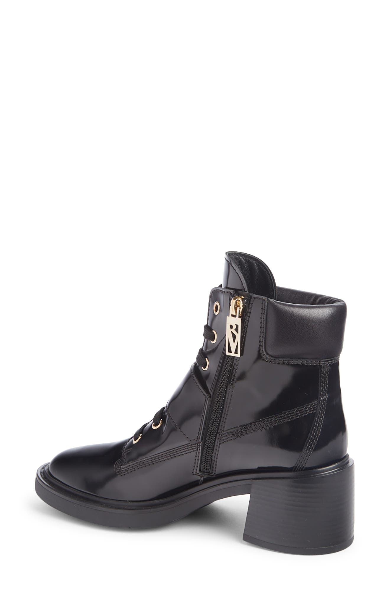 Roger Vivier Viv Rangers Crystal Buckle Combat Boot, Alternate, color, 